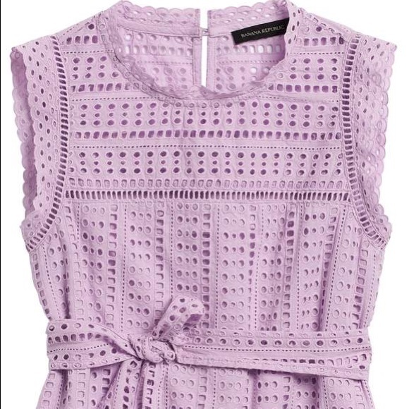 Banana Republic Tops - banana republic | eyelet tie waist top